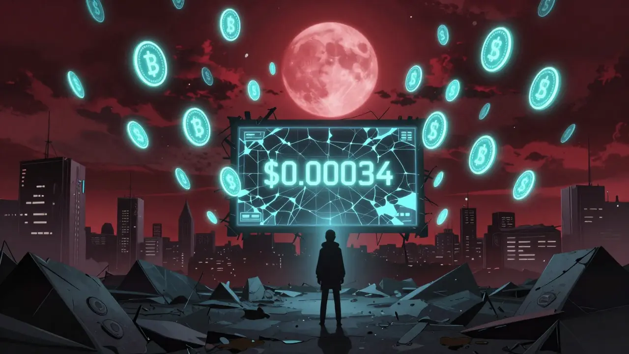 36 billion frozen AGT tokens in an abandoned blockchain network, no users or activity.