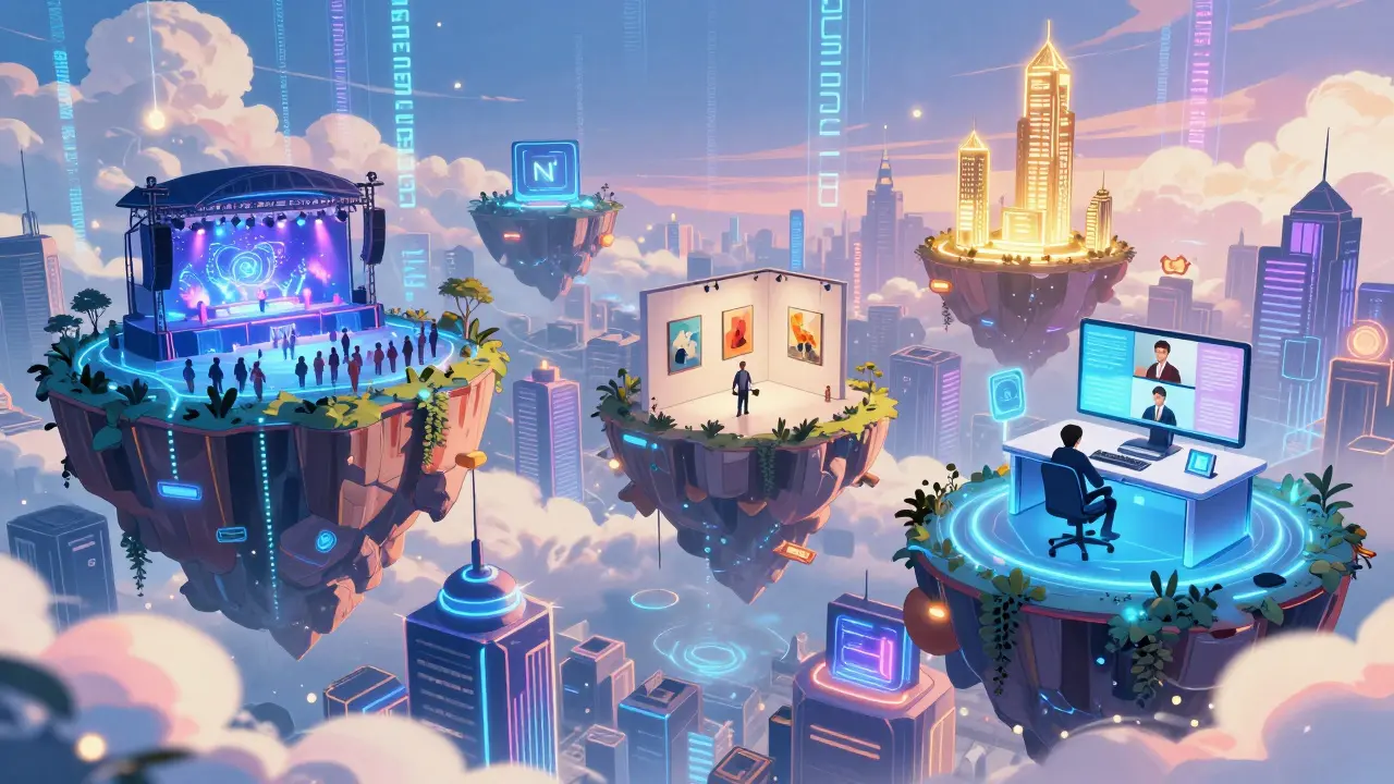 Virtual Land Ownership in Blockchain Metaverse: How Digital Real Estate Works