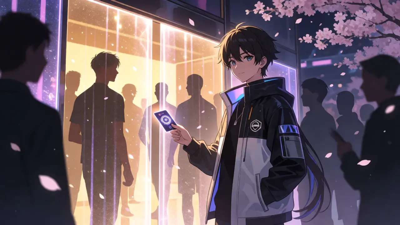 Anime protagonist using a token to unlock a VIP concert experience